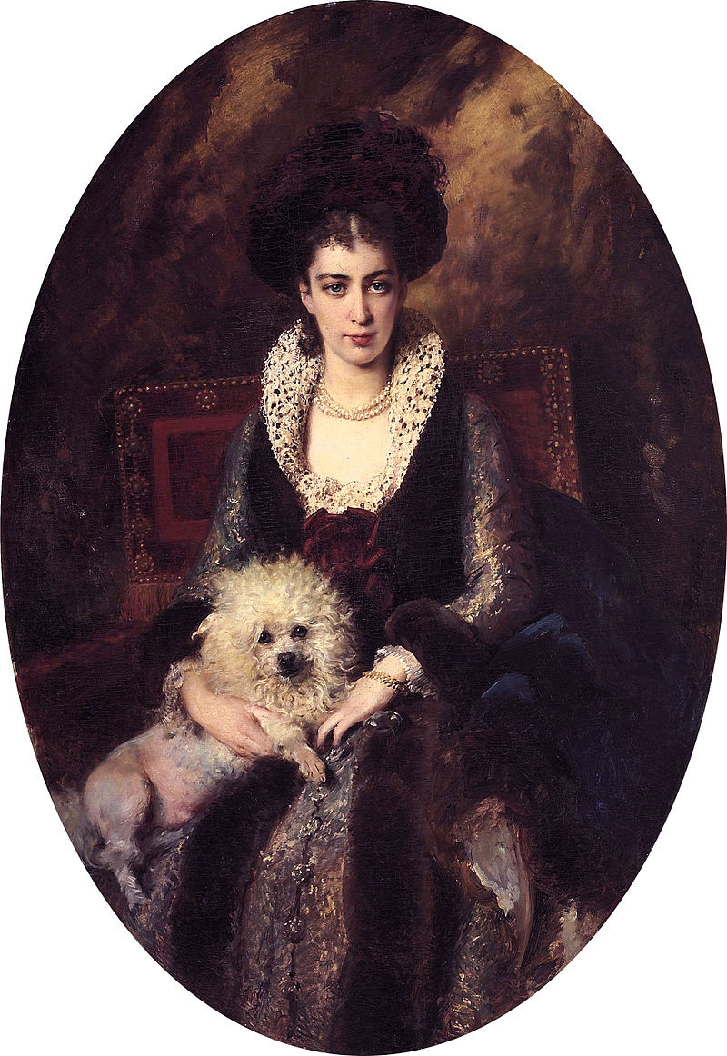 portrait of his wife